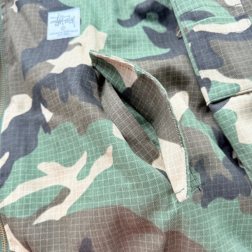 Camouflage Reversible Jacket 2way y2k - Picture 2 of 8
